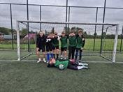 Zawody sportowe w piłce nożnej.